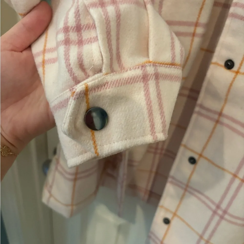 NEW Light Pink Shirt Jacket - Picture 7 of 9